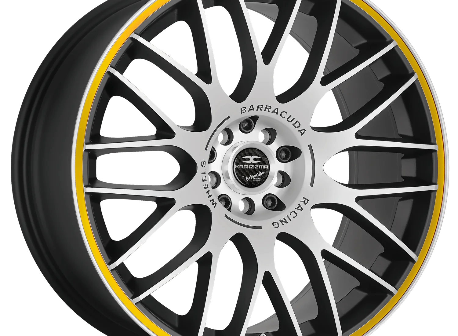 Karizzma Mattblack Polished Colour Trim Yellow