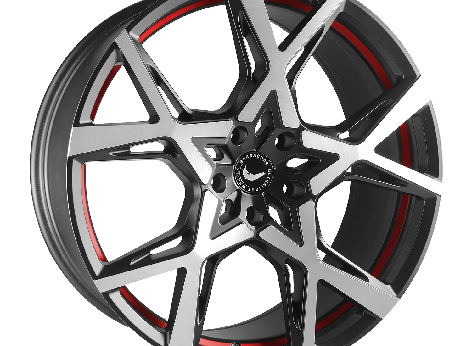 Project-X Black Brushed Coulor Trim Red