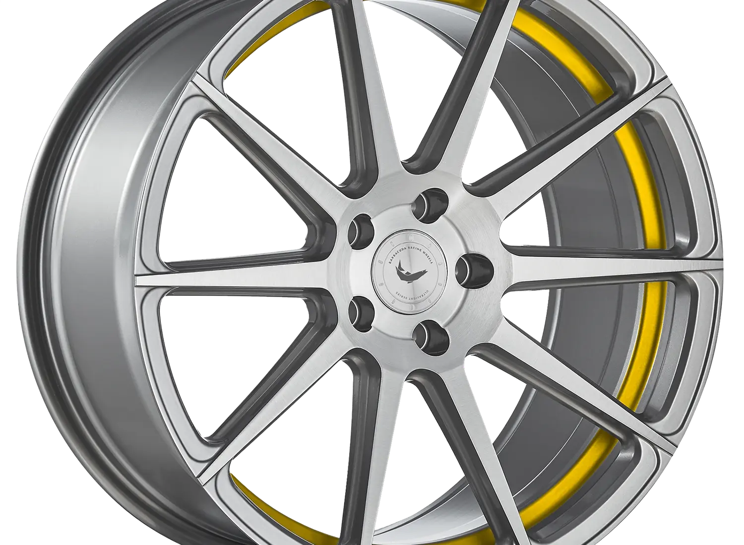 Project 2.0 Silver Brushed Surface Colour Trim Yellow